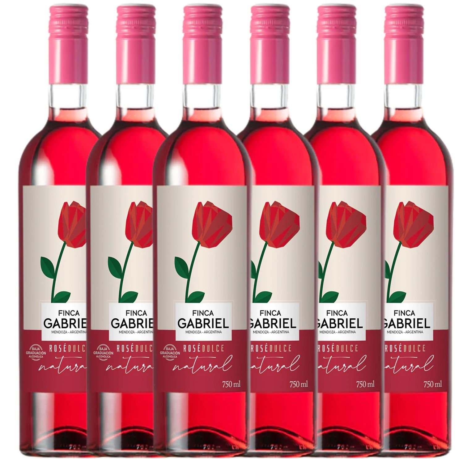 Vino Jorge Rubio Finca Gabriel Rosé Dulce Syrah x6 unidades | Caja Cerrada