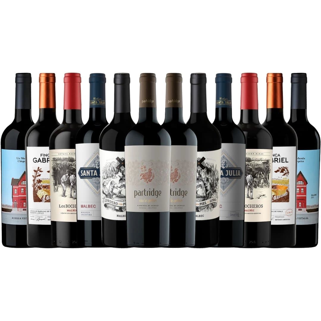 Mega Mix Vinos 12 Botellas Clásicos de Mendoza