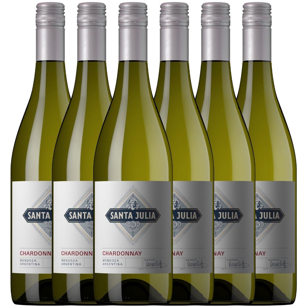 Vino Santa Julia Varietal Chardonnay x 6 unidades | Caja Cerrada