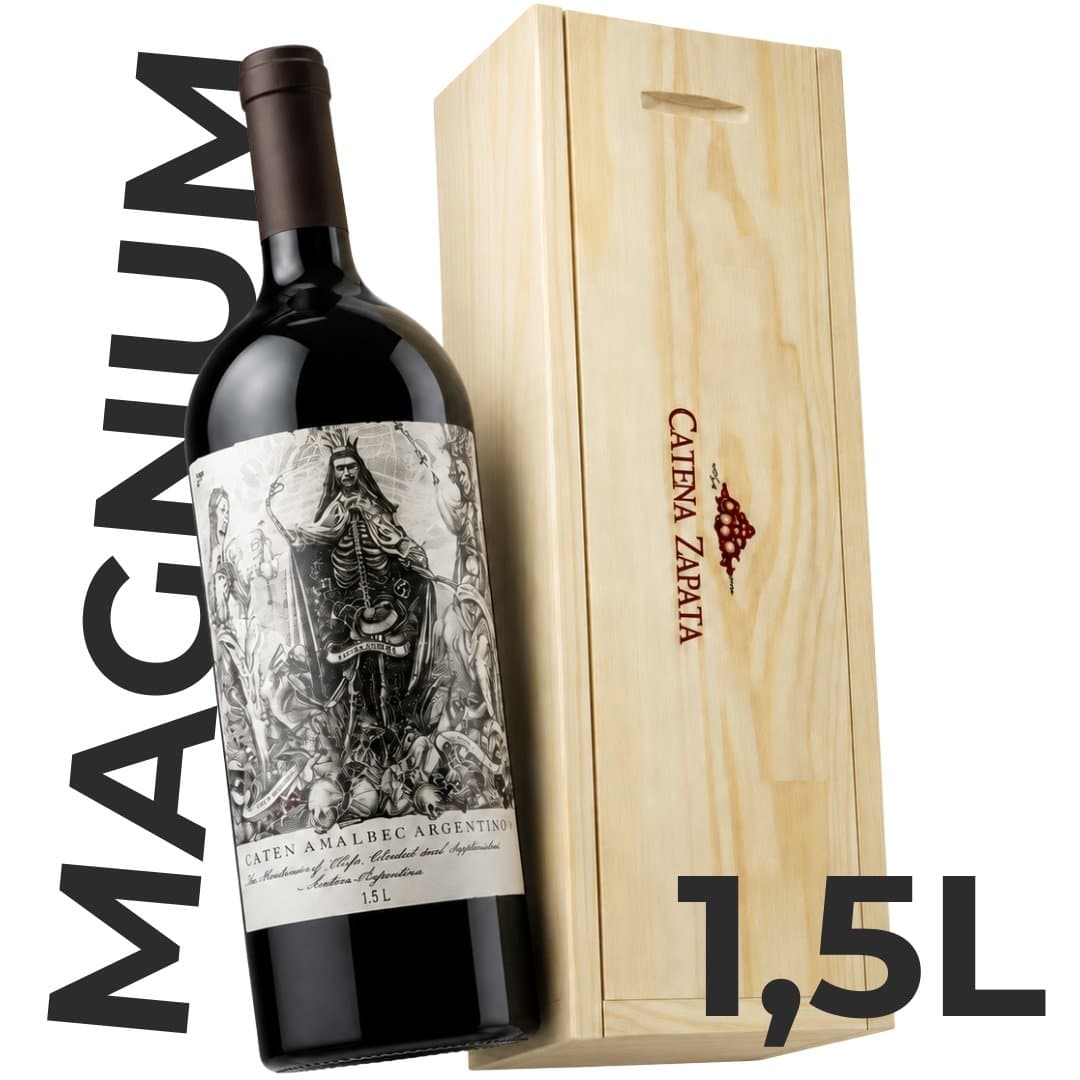 Estuche Vino Catena Zapata Malbec Argentino Magnum 1.5 litros | Regalo Premium