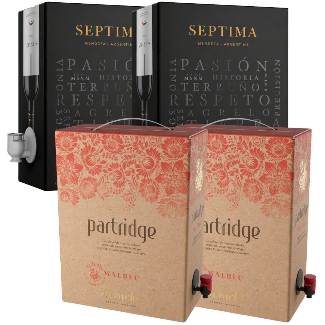 Mix Séptima Emblema + Partridge Bag in Box 3L x4