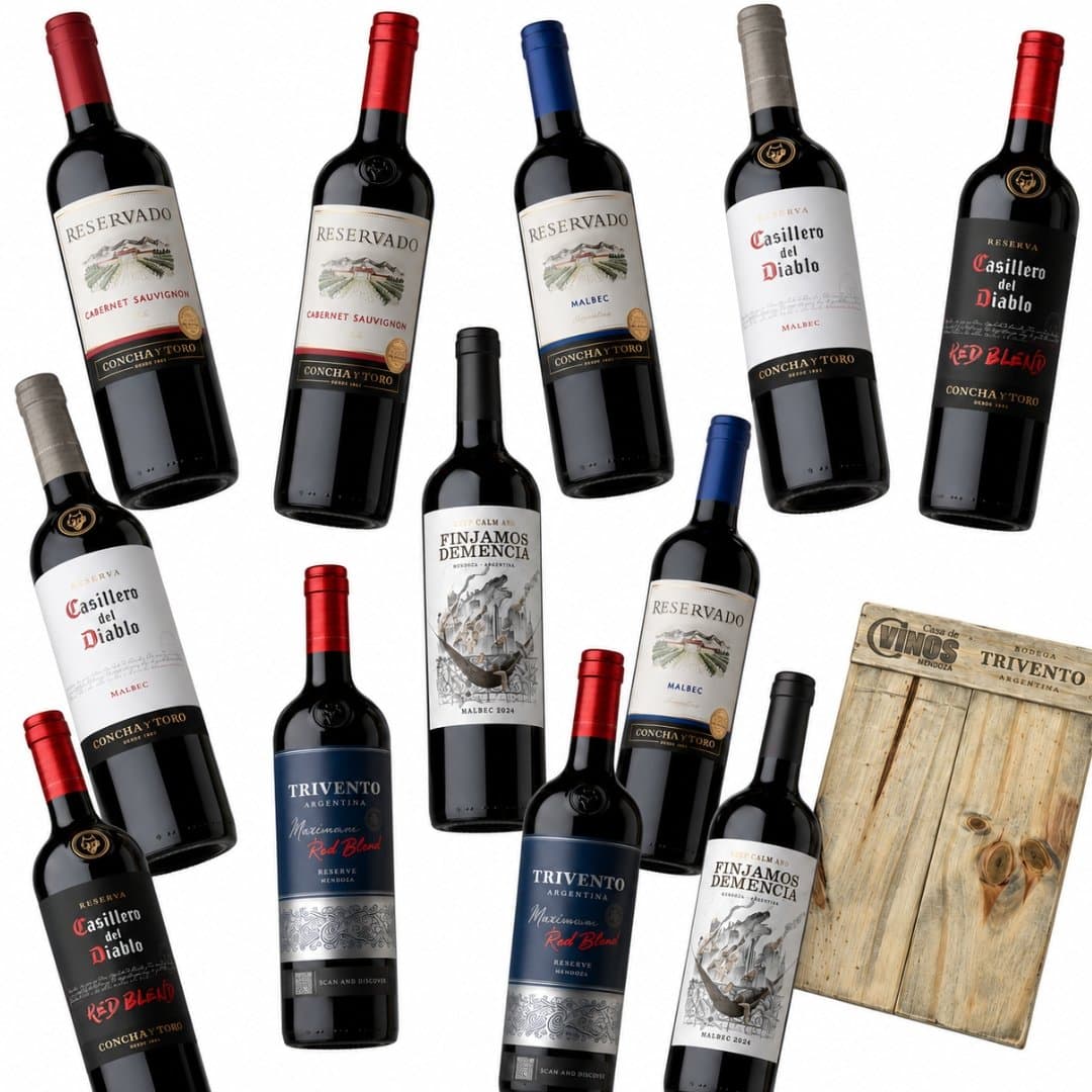 Mega Mix Vinos Jovenes 12 Botellas | Selección Clasica