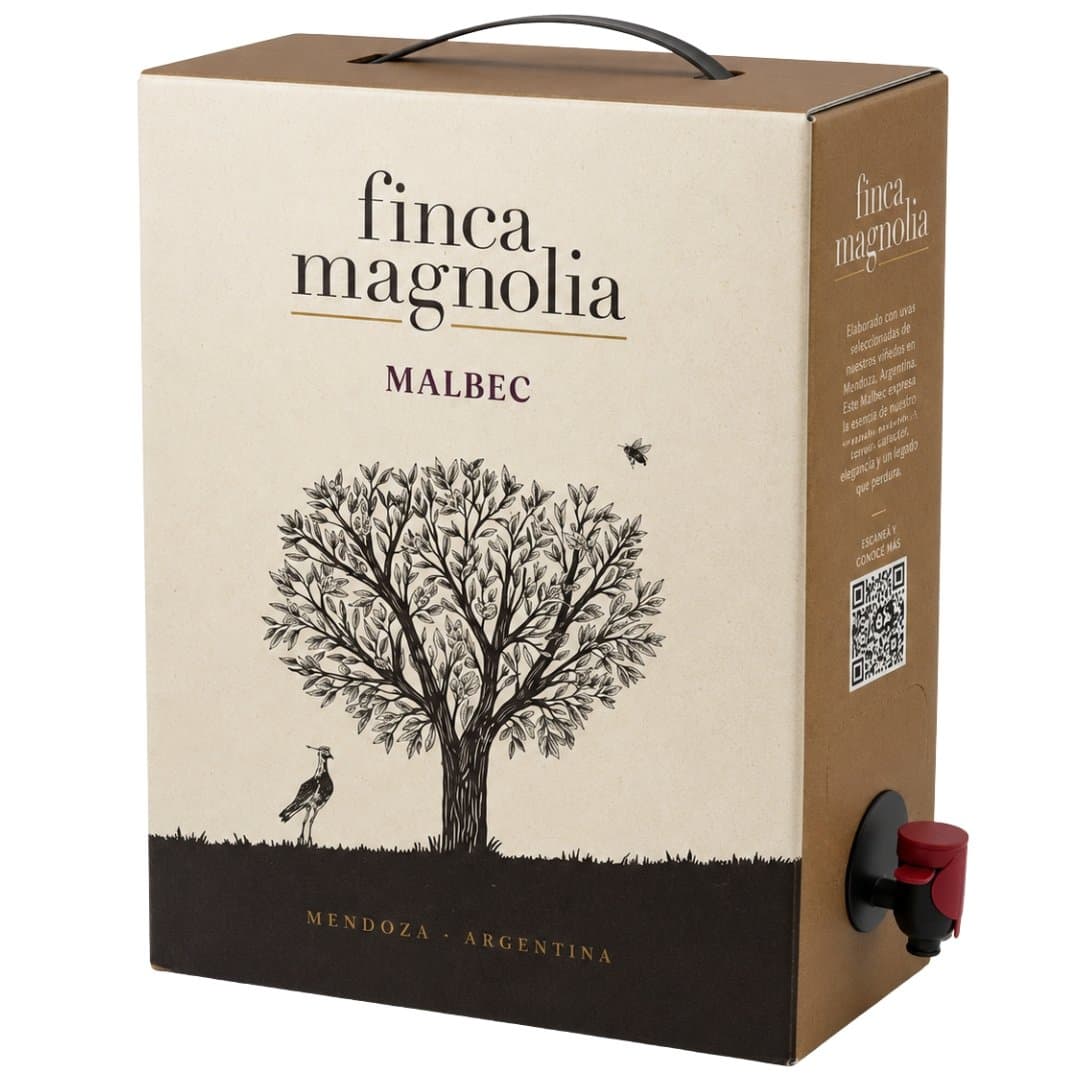 Bag in Box Finca Magnolia Malbec 3L | Rinde 4 Botellas
