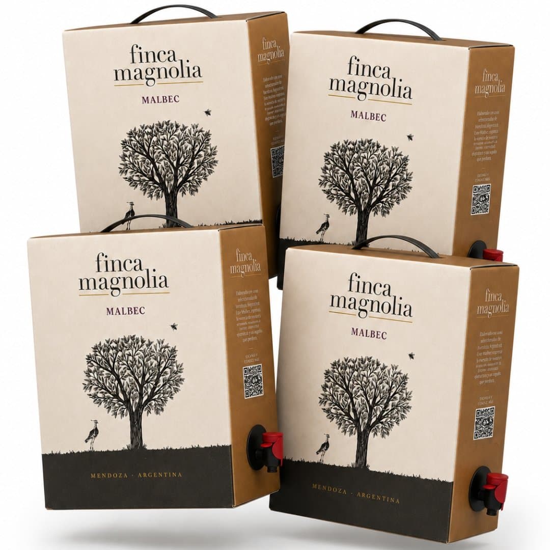 Bag in Box Finca Magnolia Malbec 3L x4 | 4 Unidades