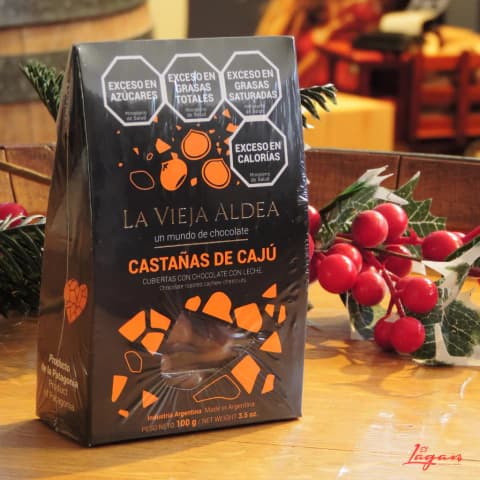 Castañas de Cajú con Chocolate con Leche 100g - LA VIEJA ALDEA