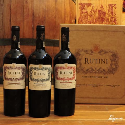 Estuche RUTINI Colección Bivarietales (x3 botellas) 750cc