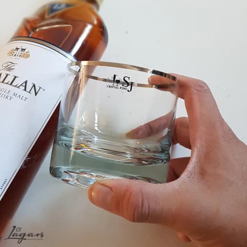 Vaso Esquel Whisky Filete de ORO 481-FLO