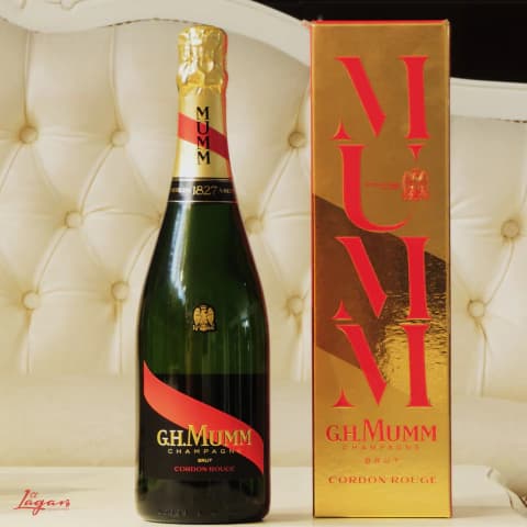 Champagne G.H. Mumm Cordon Rouge Brut con Estuche - Francia