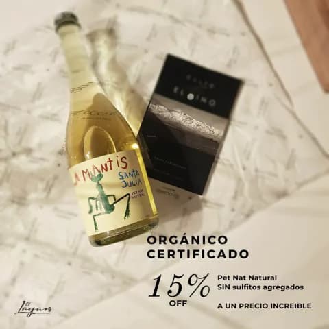 La Mantis Pet Nat Chardonnay 750cc Santa julia - Familia Zuccardi