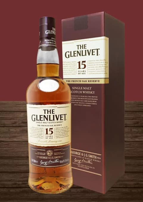 Single Malt Glenlivet 15 años 700 cc (Escocia)