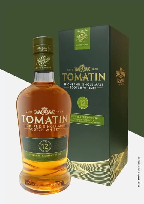 Single Malt Tomatin 12 años 700 cc (Escocia)