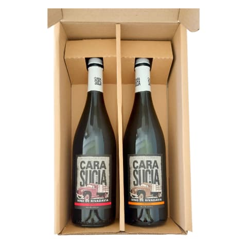 ESTUCHE 2 VINOS - CARA SUCIA NEBIOLO Y SANGIOVESE