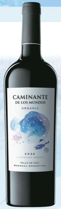 CAMINANTE DE LOS MUNDOS CABERNET FRANC ORGANICO x 750c.c.