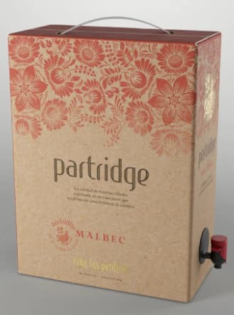 Partridge Bag in Box Malbec x3L