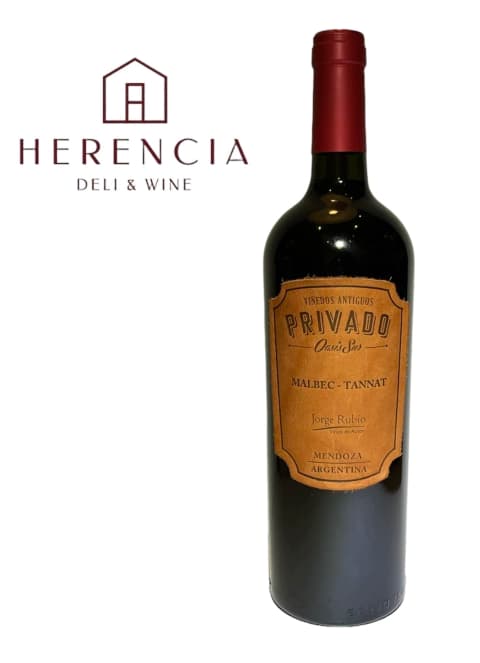 Jorge Rubio Privado Oasis 3x2 Malbec-Tannat ($ 9670 c/u)