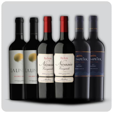 Mix de Bodegas - 2 Trumpeter Malbec + 2 Nicasia Malbec +2 La Linda Malbec