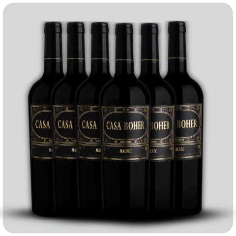 Casa Boher Malbec - Caja sellada - 6 x 750 cc