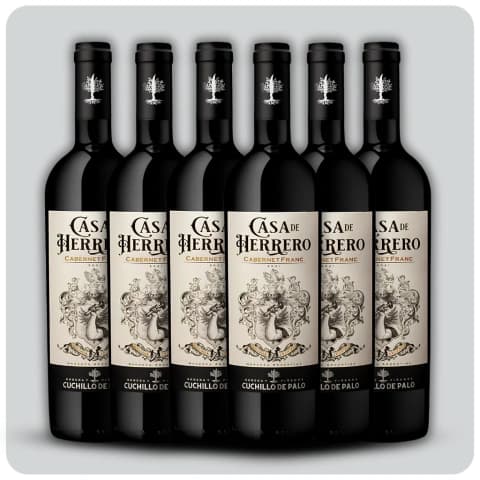 Casa de Herrero Cabernet Franc - Caja sellada - 6 x 750 cc