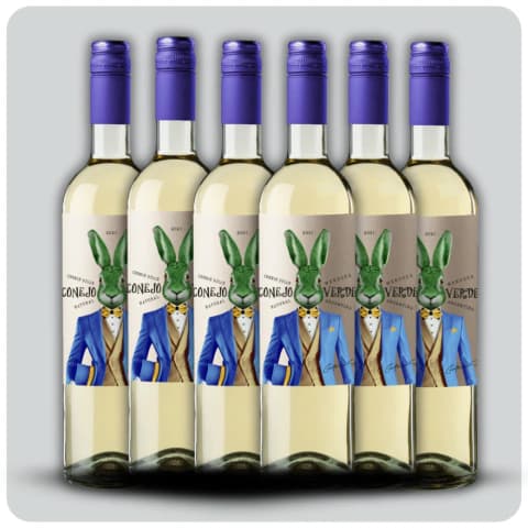 Conejo Verde Chenin Dulce - Caja sellada - 6 x 750 cc