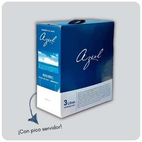 Azul Malbec x 3 Litros (Bag in box con pico servidor)