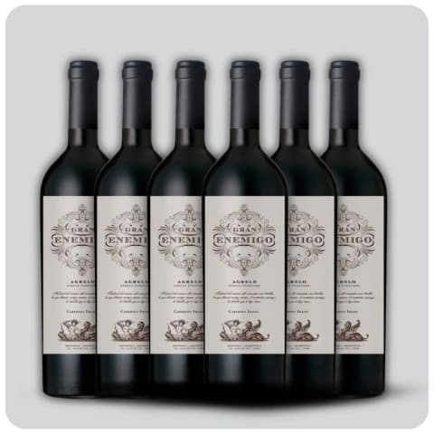 El Gran Enemigo Cabernet Franc (Agrelo) - Cajon de madera 6 x 750 cc