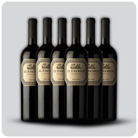 El Enemigo Cabernet Franc - Caja sellada - 6 x 750 cc - ENVIO GRATIS EN CABA Y GBA