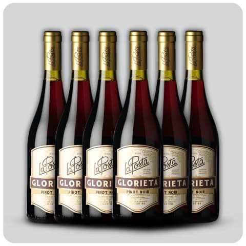 La Posta Glorieta Pinot Noir - Caja sellada - 6 x 750 cc