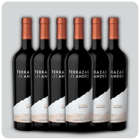 Terrazas Reserva Malbec - Caja sellada - 6 x 750 cc