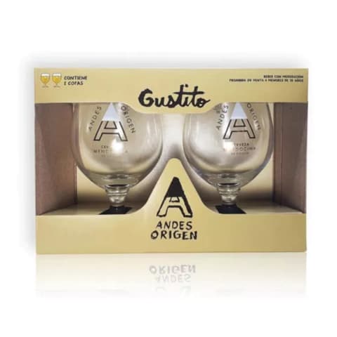 Copas Andes Origen X2 Unidades 300ml En Caja