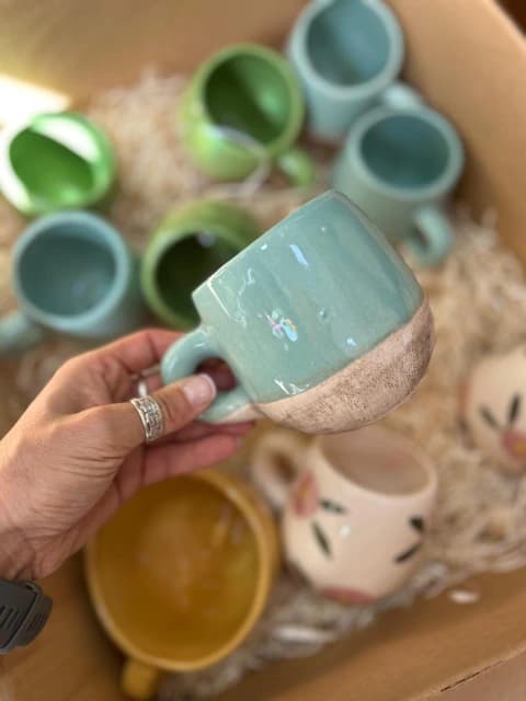 TAZA DESAYUNO CERAMICA RÚSTICA