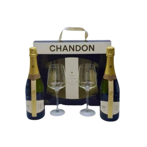 CHANDON EB x 2u. 2 copas c/ estuche