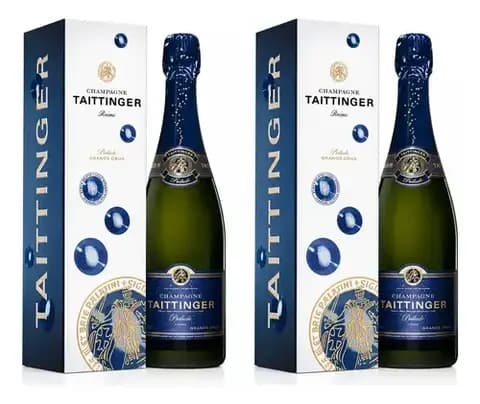 Pack 2 Champagne Taittinger Prelude Grans Crus x750cc Frances
