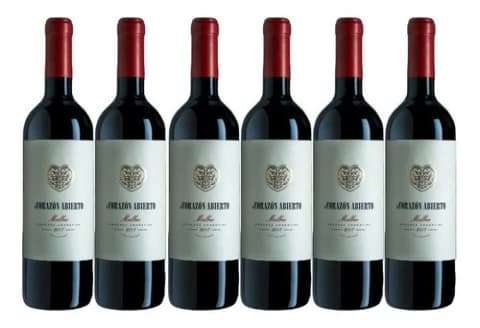 Vino A Corazon Abierto Blanc Malbec X750cc Caja X6