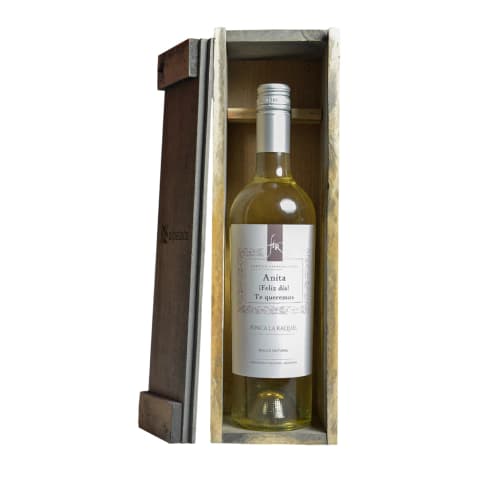 Vino personalizado Finca la Raquel Sauvignon Blanc dulce