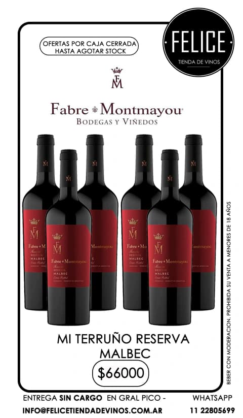 FABRE MONTMAYOU MI TERRUÑO RESERVA MALBEC