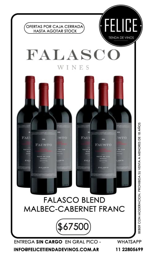 FAUSTO BLEND Y MALBEC FALASCO WINES
