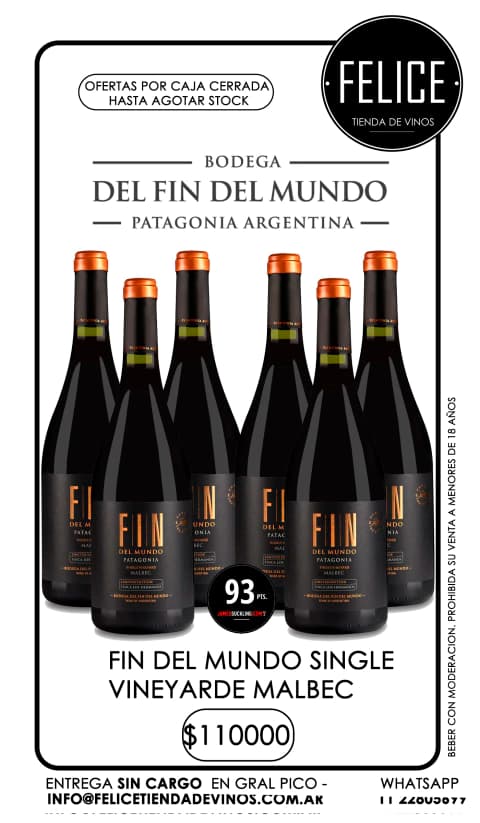 FIN DEL MUNDO SIGLE VINEYARD MALBEC