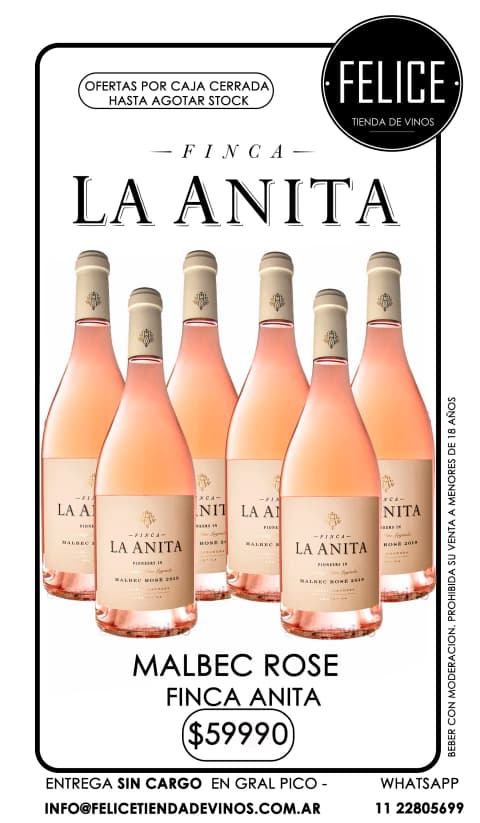FINCA LA ANITA ROSADOS DE MALBEC Rosé