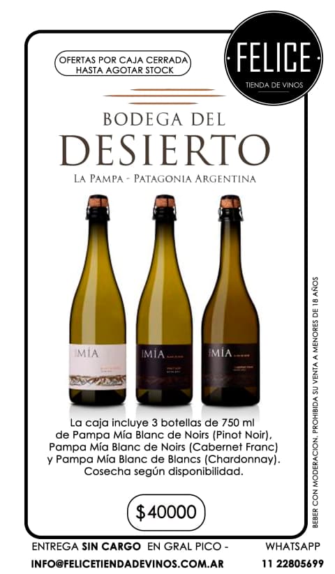 DESIERTO PAMPA MIA DEGUSTACION ESPUMANTES