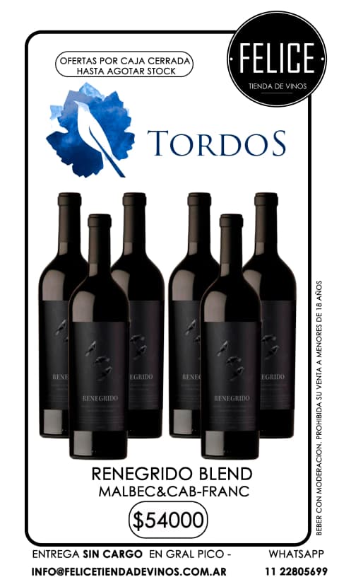 TORDOS RENEGRIDO BLEND MALBEC- CAB FRANC