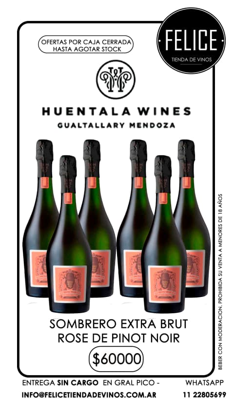 SOMBRERO EXTRA BRUT PINOT NOIR