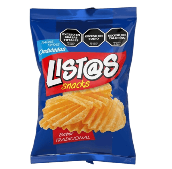 Papas Fritas Listas Snack Onduladas 60g