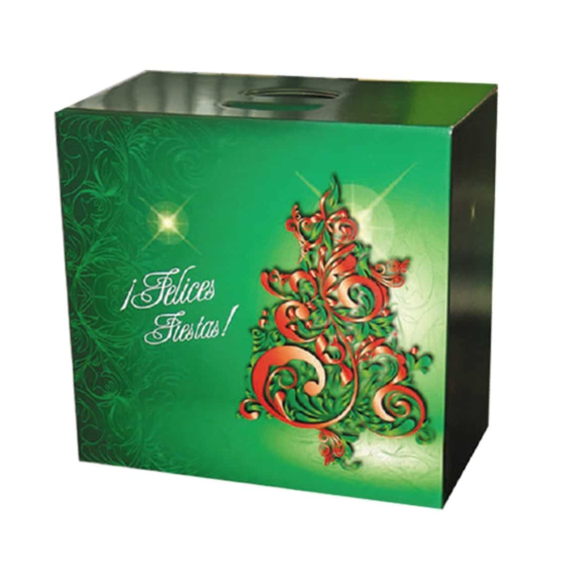 Caja Navideña Verde