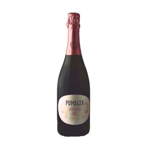 Vino Espumante PUMALEK Lambrusco Gaspaprossa Extra Brut Rosado x750cc
