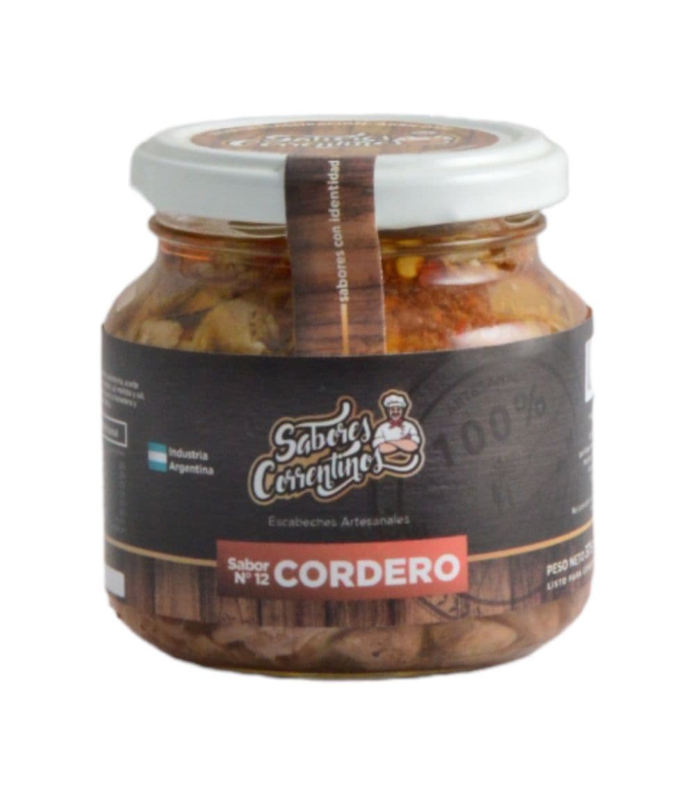 SABORES CORRENTINOS CORDERO EN ESCABECHE X 375 G