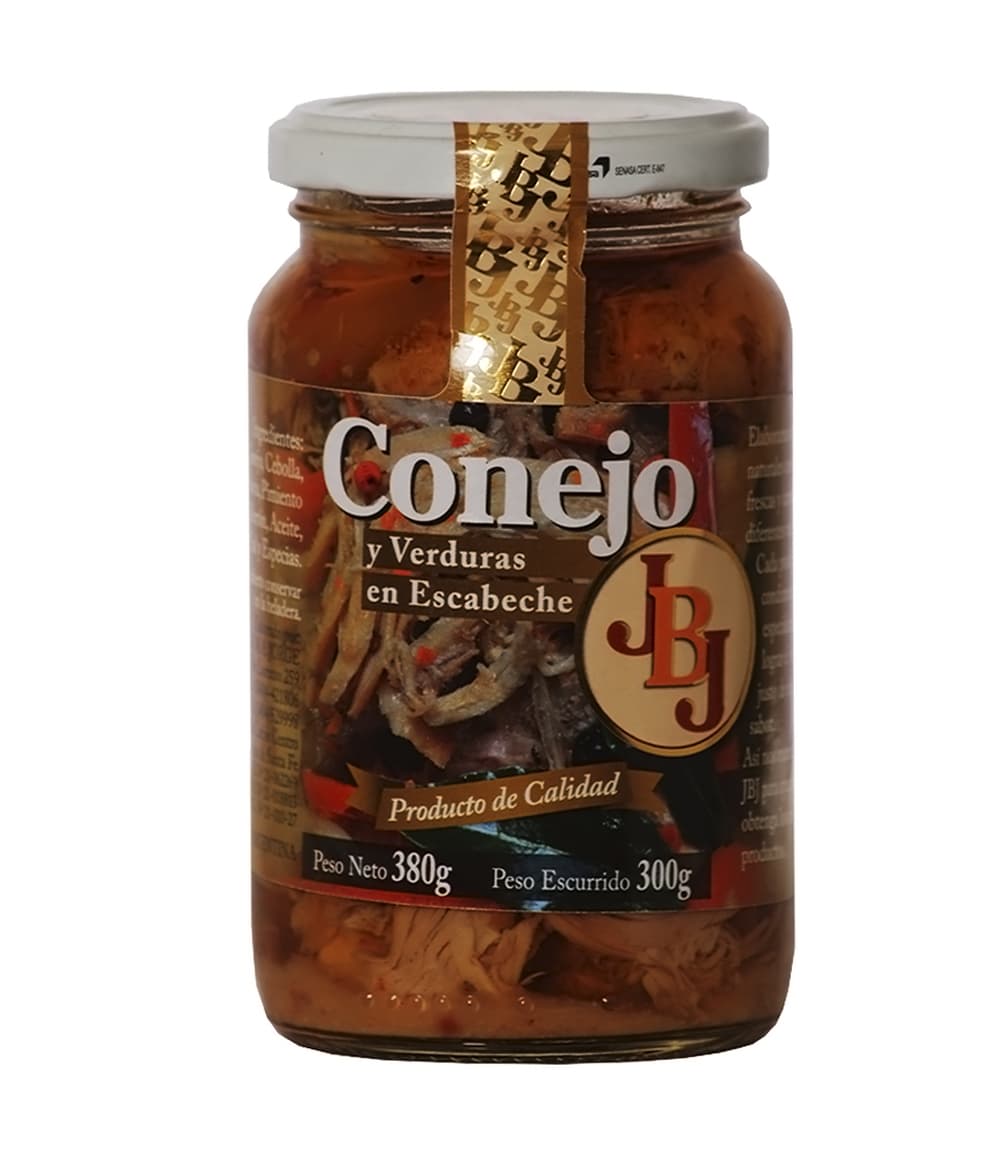 JBJ CONEJO EN ESCAB X 380GR