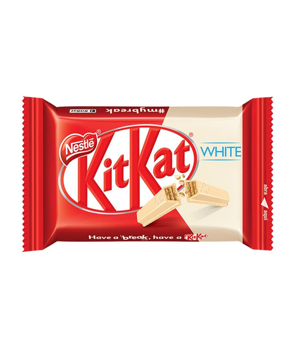 CHOC. KIT KAT WHITE 4 FINGERS X 41.50 GR