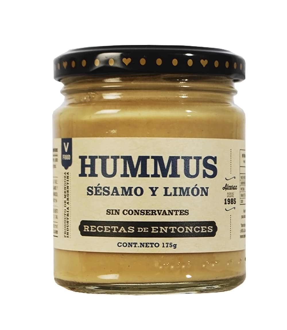 RECETAS DE ENTONCES HUMMUS GARB, SESAMO,LIMON 175