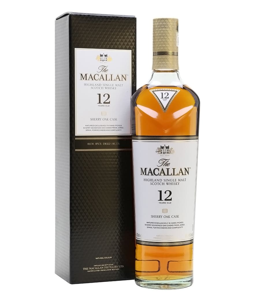W. THE MACALLAN SHERRY OAK 12 YEARS OLD