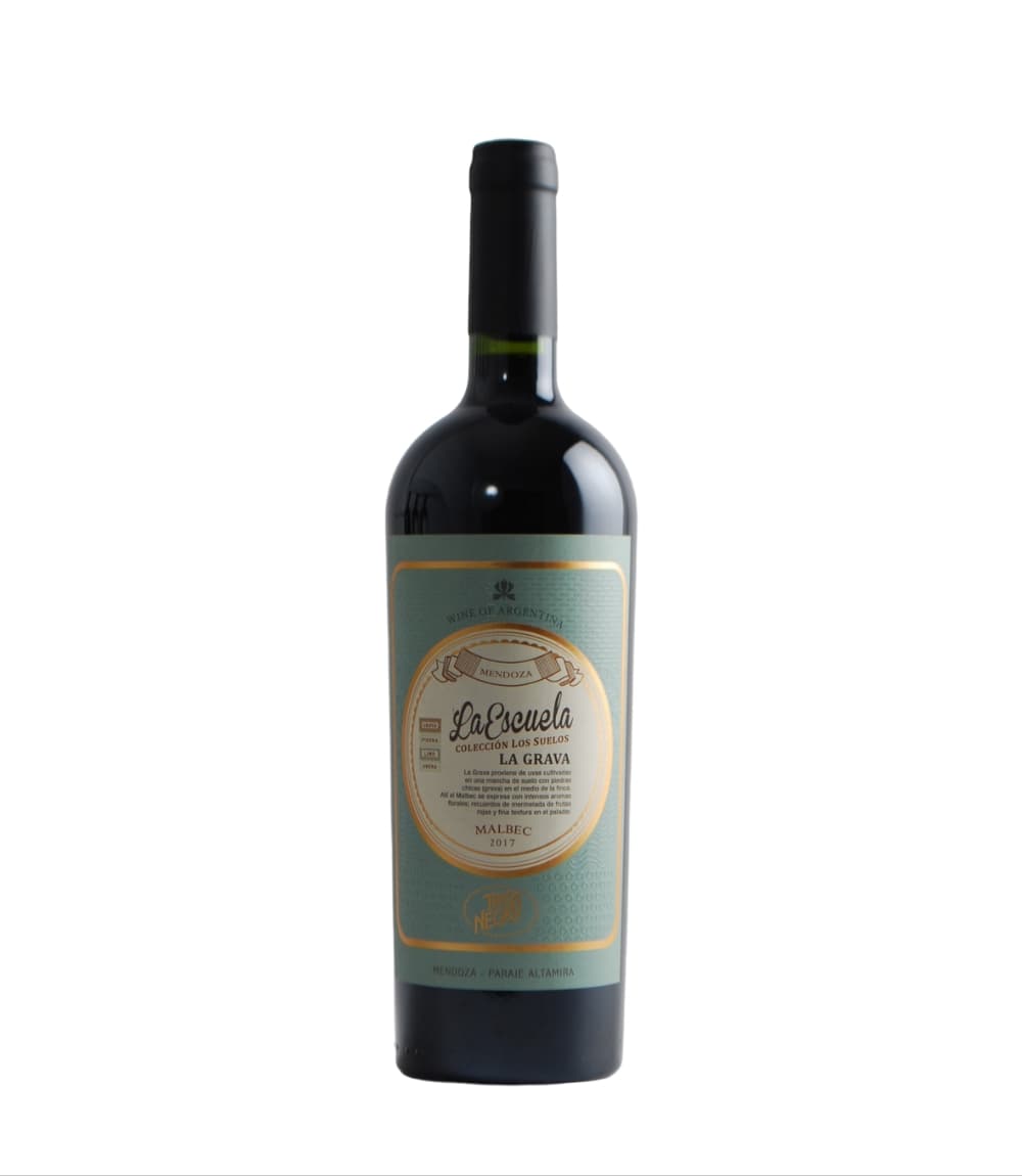 FINCA LA ESCUELA MALBEC LA GRAVA X 750cc TINTO NEGRO